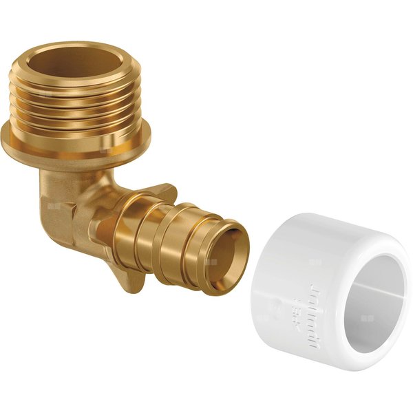 Uponor Q&E kolano z gwintem zewnętrznym NKB DR 15-1/2'' MT