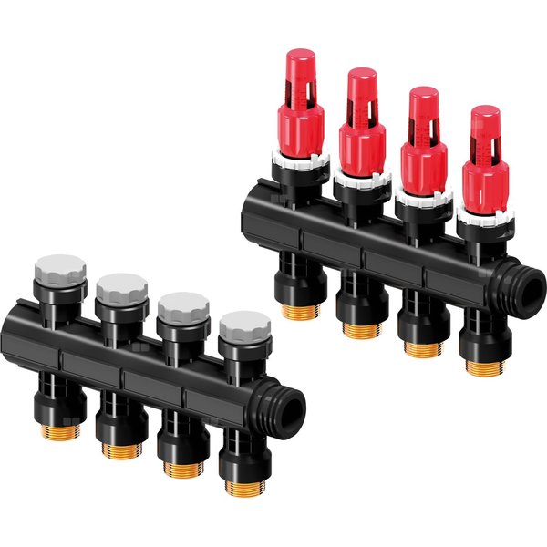 Uponor Vario PLUS rozdz. z przepływom. FM 4x3/4 Euro