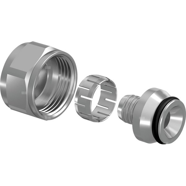 Uponor Flex-X złączka zaciskowa nikl. PEX 16x1,8/2,0-3/4''FT Euro