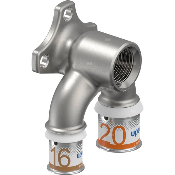 Uponor S-Press PLUS U-kolano naścienne 16-Rp1/2''FT-20