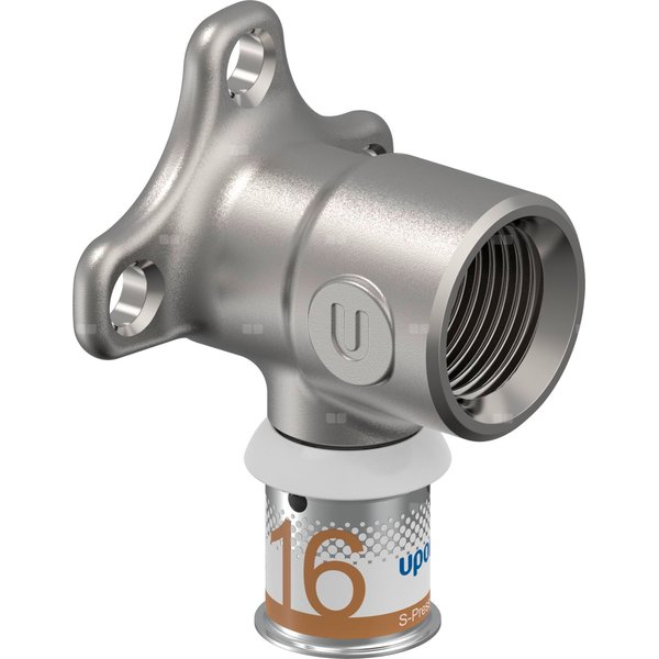 Uponor S-Press PLUS kolano naścienne M 16-Rp1/2''FT