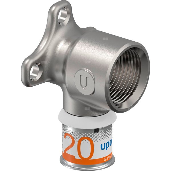 Uponor S-Press PLUS kolano naścienne M 20-Rp3/4''FT