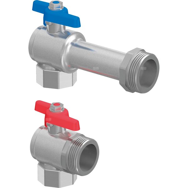 Uponor Vario zawór kulowy kolano G1-Rp1