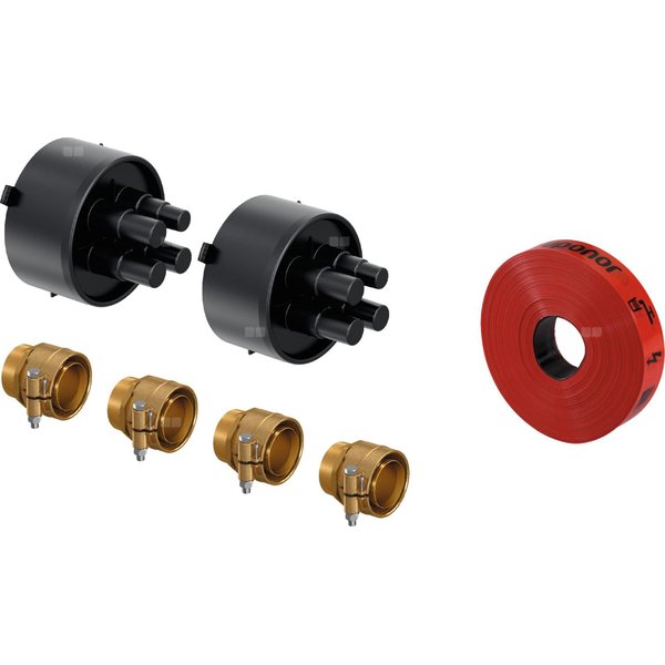 Uponor Ecoflex Thermo zestaw przyłączeniowy do rur Twin HP 32x2,9/140