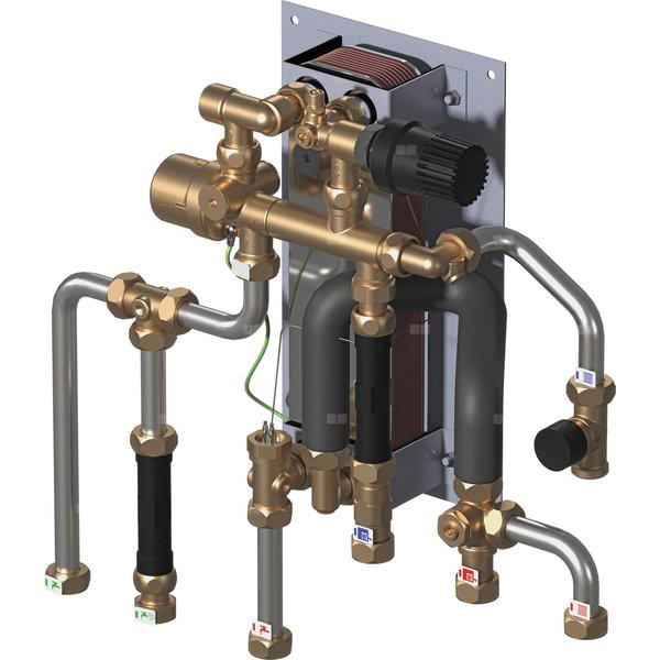 Uponor Combi Port M-XS stacja mieszkaniowa RC 15 CB TL ZV