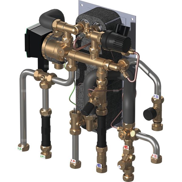 Uponor Combi Port M-XS stacja mieszkaniowa RC 15 CB BP DI TL ZV ZM