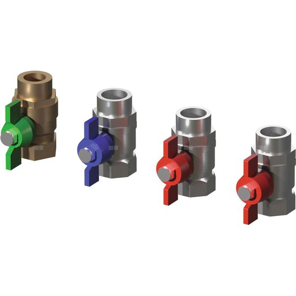 Uponor Combi Port Gen zawory kulowe x4,DN20,MT/FT