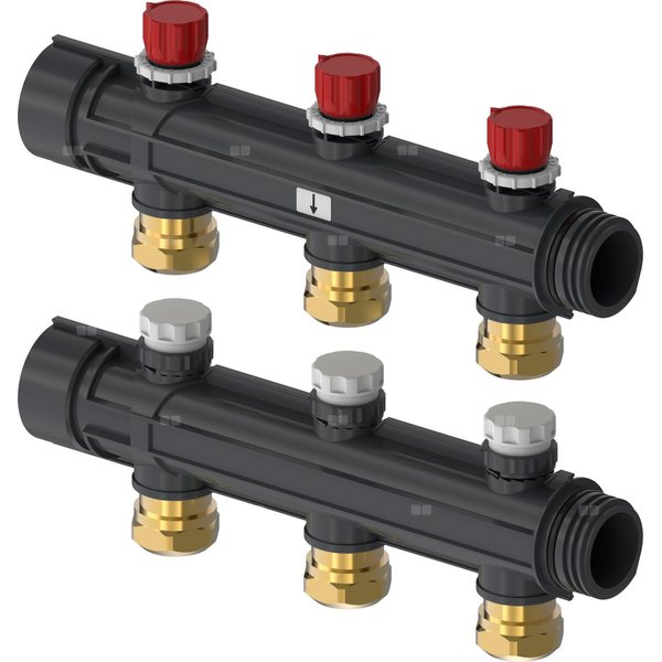 Uponor Magna segment rozdzielacza 3x25