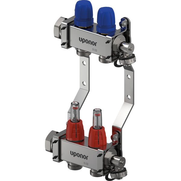 Uponor Vario C rozdzielacz z przepływomierzem FM 2X