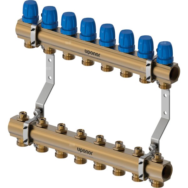 Uponor Vario B korpus rozdzielacza ze śrubą LS 8X