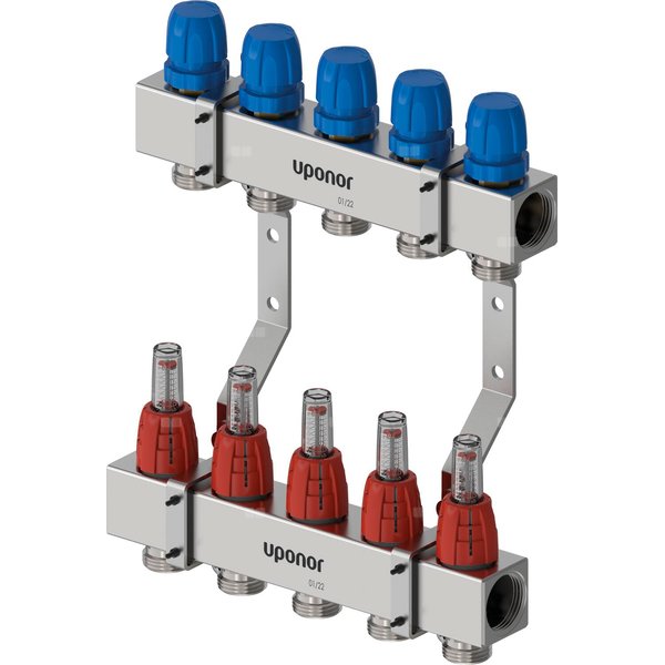 Uponor Vario C korpus rozdzielacza z przepł. FM 5X
