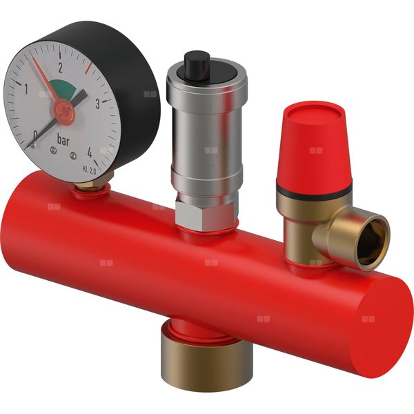 Uponor Fluvia grupa bezpieczeństwa dla kotła 3bar