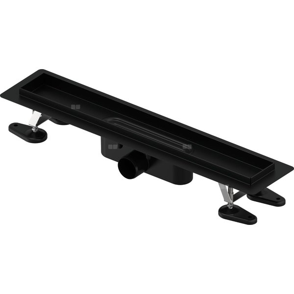 Uponor Aqua Ambient wpust liniowy prysznicowy black 30/1000mm