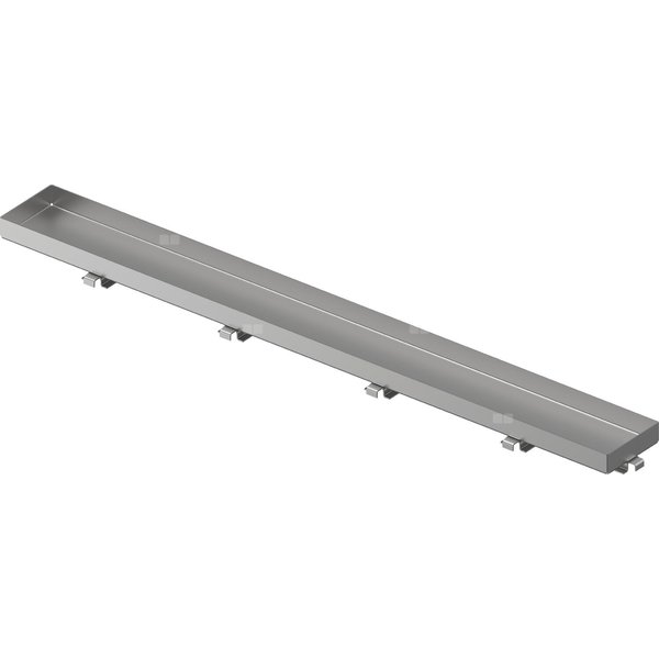 Uponor Aqua Ambient ruszt wpustu liniowego stone / silver 1000mm
