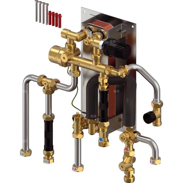 Uponor Combi Port M-XS Stacja mieszkaniowa RC 12 EX CB TL ZV