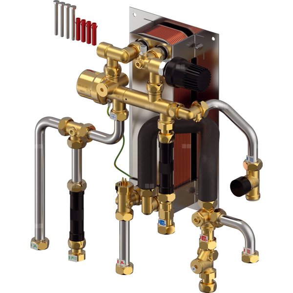 Uponor Combi Port M-XS Stacja mieszkaniowa RC 17 EX CB TL ZV