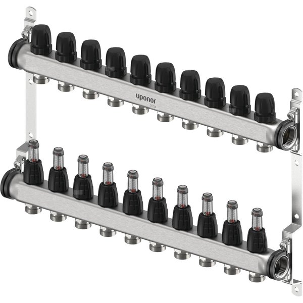 Uponor Vario S korpus rozdzielacza FM 10xG3/4 Euro - G1