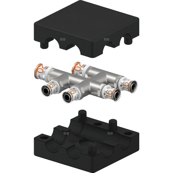Uponor S-Press PLUS Radi trójn. krzyżowy insulated 20-16-16