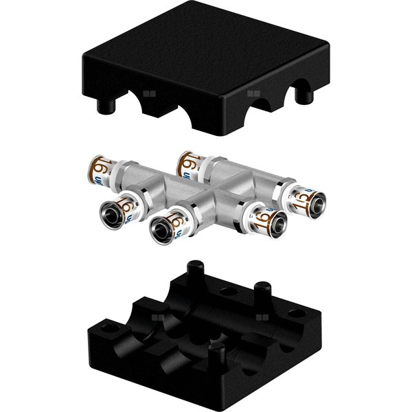 Uponor S-Press PLUS Radi trójn. krzyżowy insulated 16-16-16
