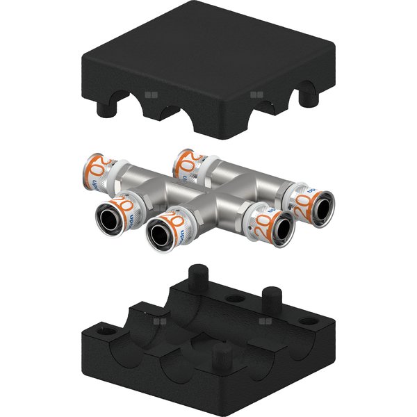 Uponor S-Press PLUS Radi trójn. krzyżowy insulated 20-20-20