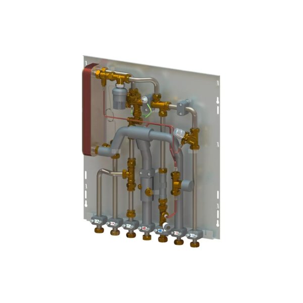 Uponor Combi Port M-Pro stacja mieszkaniowa RC 15 CB BP DI TL