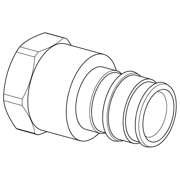 Uponor Q&E Złączka GW PL 20xRp1/2''FT