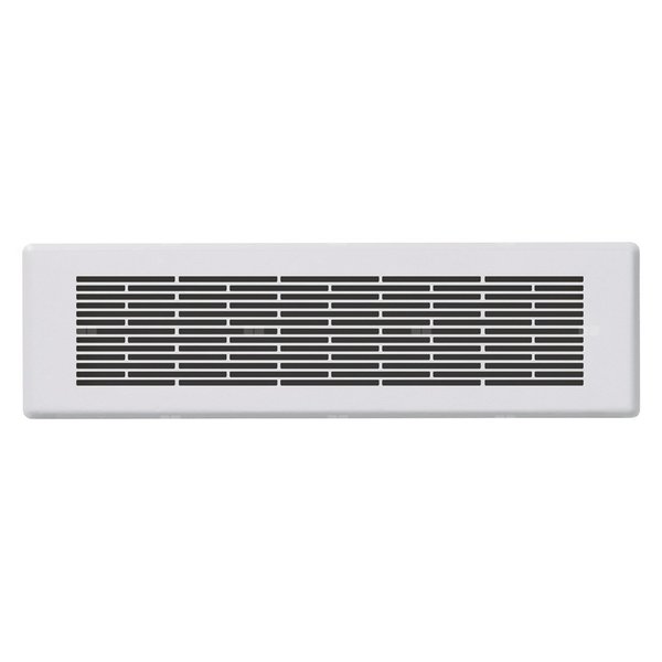 Nawiewnik, otwór wzdłużny do wylotów podłogowych lub naściennych, 335x95 mm, wersja: kolor biały