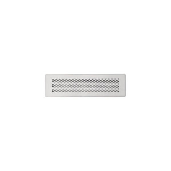 Nawiewnik, otwór okrągły do wylotów podłogowych lub naściennych, 335x95 mm, wersja: stal szlachetna