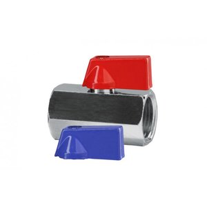 Kurek kulowy chromowany MINI (wersja N-N) 1/2