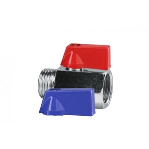 Kurek kulowy chromowany MINI (wersja N-W) 1/2