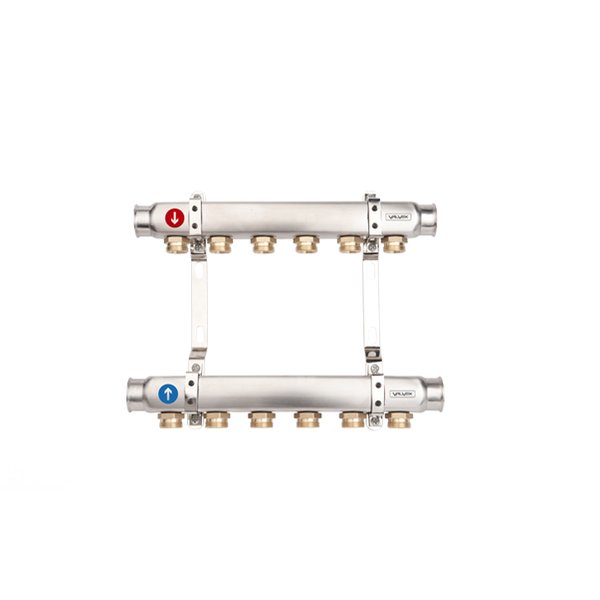 Rozdzielacz hydrauliczny VALVEX Base K2-2 stal nierdzewna 1'', odgałęzień: 2 (3/4''), do CO
