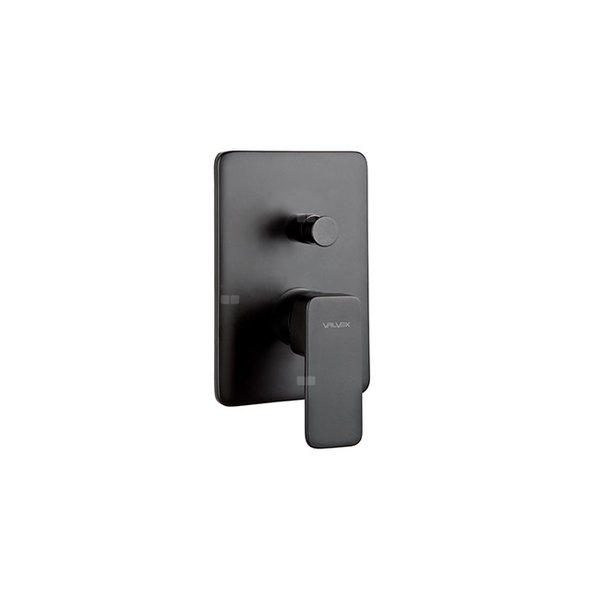 LOFT BLACK bateria podtynkowa, wannowo-natryskwa, black mat