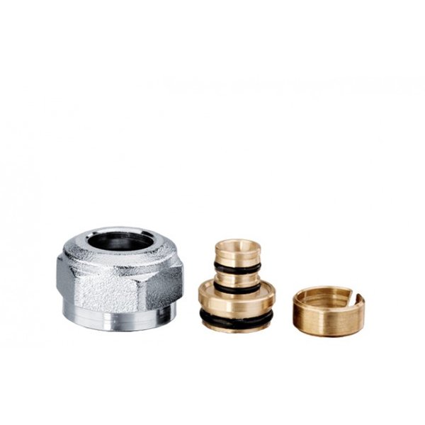 Złącze VALVEX Pex-Al 2-16-G3/4/18, mosiądz (niklowany), 3/4'' x 16 mm (GW x zz)