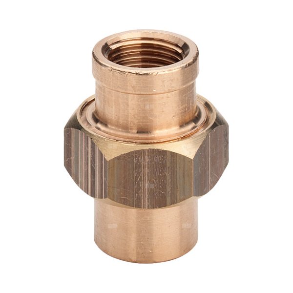 Dwuzłącze, uszczelnienie stożkowe VIEGA 3340 jednoczęściowy, brąz / brąz, 1 1/2'' (gw x gz)