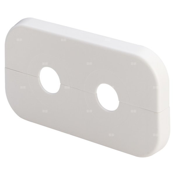 Rozeta VIEGA 10797 do rury 15 - 51 mm, wysokość: 10 mm, tworzywo sztuczne, kolor: biały (9010)