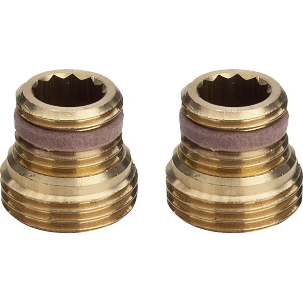 Adapter VIEGA 10968 jednoczęściowy, mosiądz / mosiądz, 1/2'' x 3/4'' (gz x gw)