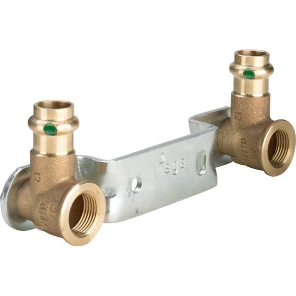 Uchwyt montażowy ścienny VIEGA 22226EX, rozstaw 120 mm, GW x mz, 3/8'' x 12mm