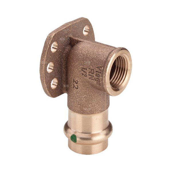 Uchwyt montażowy ścienny VIEGA 22255 brąz Gwint wewnętrzny x zz 1/2'' x 12mm