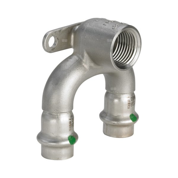 Uchwyt montażowy ścienny VIEGA 23257 stal nierdzewna Gwint wewnętrzny x zz x zz 1/2'' x 15mm x 15mm