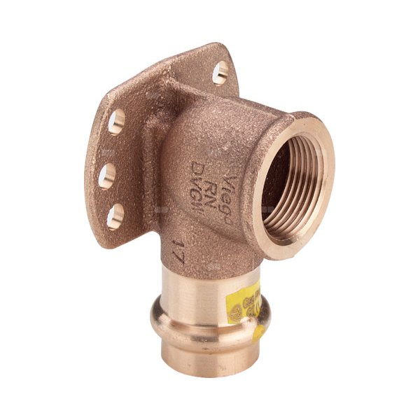 Uchwyt montażowy ścienny VIEGA 26255 brąz Gwint wewnętrzny x zz 1/2'' x 12mm