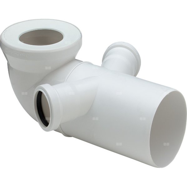 Rura kątowa  przyłączeniowa WC VIEGA 38113 90' fi110 mm, długość 155 mm tworzywo sztuczne, kolor biały
