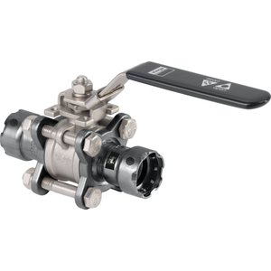 Easytop-zawór kulowy stal niestopowa, powłoka cynkowo-niklowa, nr wzoru 4275.8 DN: 40 D: 1½
