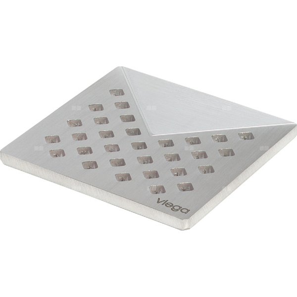 Kratka VIEGA 49281 kwadratowa ze stalowai nierdzewnej 100x100mm do wpustu