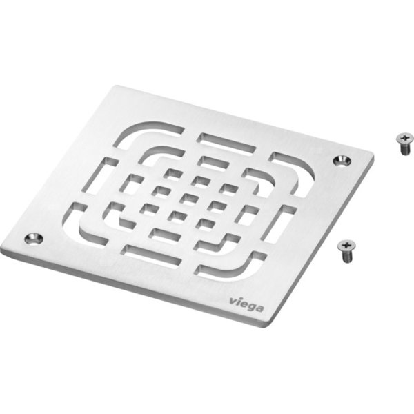 Kratka VIEGA 49332 kwadratowa ze stalowai nierdzewnej 143x143mm do wpustu