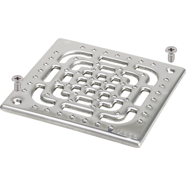 Kratka VIEGA 49336 kwadratowa ze stalowai nierdzewnej 143x143mm do wpustu