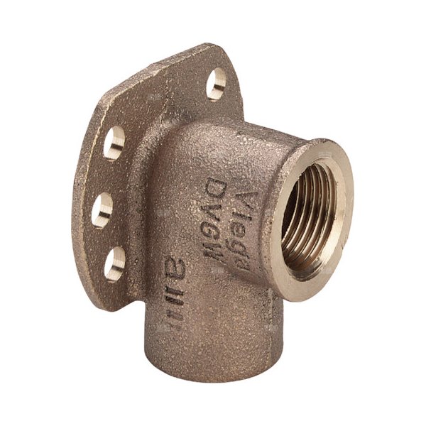Kolano 90' VIEGA 94471G jednoczęściowy, brąz / brąz, 15 mm x 1/2'' (lw x gw)