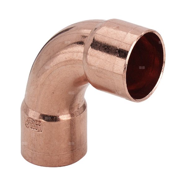 Łuk 90' VIEGA 95002A jednoczęściowy, miedź / miedź, 108 mm (lw x gw), (głębokość: 177 mm)