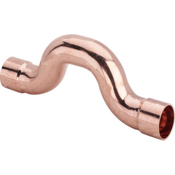 Łuk VIEGA 95085 jednoczęściowy, miedź / miedź, 15 mm (lw x gw), 112 mm, (głębokość: 90 mm)