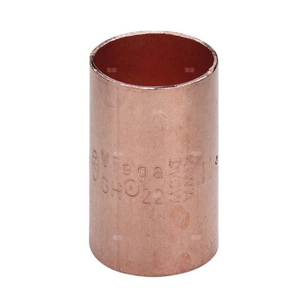 Mufa VIEGA 95270 jednoczęściowy, miedź (stan surowy) (stan surowy), 108 mm (lw x gw)