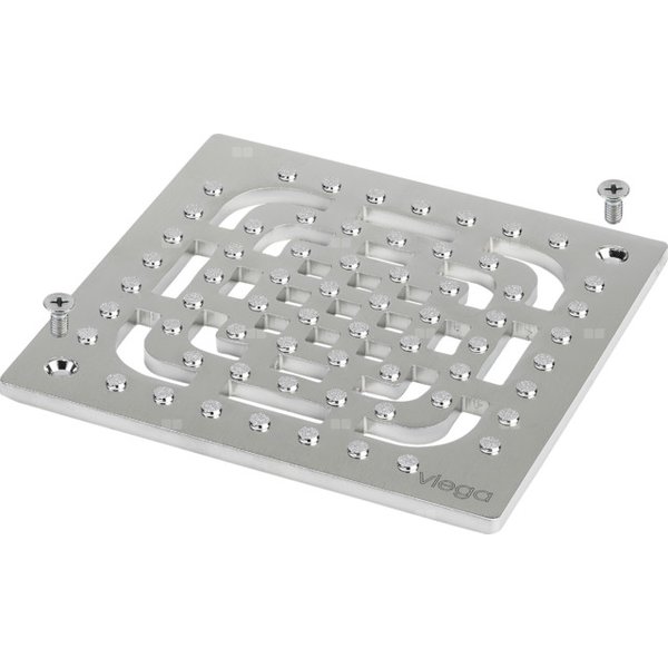 Kratka VIEGA 493361 kwadratowa ze stalowai nierdzewnej 143x143mm do wpustu